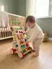 KiddyMoon Lauflernwagen holz für Kinder Verstellbarer Griff Produktbild-Vorschau 7