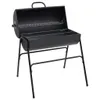 vidaXL Grill mit 2 Grillrosten Schwarz 80x95x90 cm Stahl Produktbild-Vorschau 6