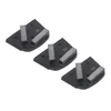 Three diamond grinding shoes are arranged diagonally on a white background. Anteprima dell’immagine prodotto