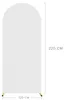 Un drappo bianco per un arco nuziale alto 220 cm. Anteprima dell’immagine prodotto 5