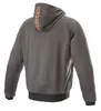 Alpinestars Chrome Sport Motorrad Hoodie, grau/orange, XL Produktbild-Vorschau 2