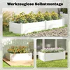 Outsunny Hochbeet Kunststoff, Steckbar Pflanzbeet mit Produktbild-Vorschau 4