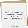 Mr. & Mrs. Panda Glückwunschkarte Spruch Pfarrerinnen Power Produktbild-Vorschau 1