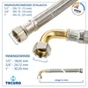 tecuro Flexschlauch Panzerschlauch DN 25 - 1 Zoll ÜWM-Bogen Produktbild-Vorschau 3