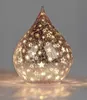 formano LED Deko Tropfen Sterne Rose-Gold 25cm Glasleuchte Produktbild-Vorschau 4
