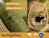 sunnypillow Hängesessel Kissen - Auflage für Rattan & Produktbild-Vorschau 3