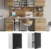 Hängeschrank Vicco R-Line Schwarz Hochglanz 45 cm mit Tür, Produktbild-Vorschau 2