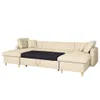 Ecksofa Sofa Polster Couch Wohnlandschaft U Form Produktbild-Vorschau 3