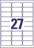 Avery L4737REV-10, Biela, Laserový, 63.5 x 29.6 mm, 270 Náhľad obrázku produktu 13