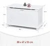 Inter Link massief houten kist Emel, grenen, wit gelakt Productafbeelding-voorbeeld 12