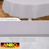 Tischdecke Textil-Optik UNI Grau Oval 200x140cm mit Produktbild-Vorschau 2