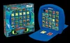 A product box and an open game board for a children's game, displayed against a black background. Produktbild-Vorschau