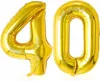Dekorationsset - Luftballons - 40. Geburtstag - Gold und Produktbild-Vorschau 2