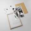 Gerahmtes Poster - Rahmen in heller Eiche - Material Produktbild-Vorschau 4