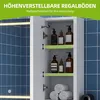 YITAHOME Spiegelschrank Bad mit LED, 3 Türen, Steckdosen, Produktbild-Vorschau 5