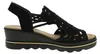 Rieker Damen Sandalette Schwarz Voir les images du produit 44