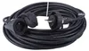 Venkovní prodlužovací kabel 20 m / 1 zásuvka / černý / guma / 230 V / 2,5 mm2 Náhľad obrázku produktu
