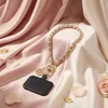 Pasek Guess Hand Strap Saffiano Chain 4G różowy Podgląd zdjęcia produktu 6