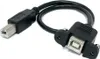 SYSTEM-S USB 2.0 Kabel 30 cm Typ B Stecker zu Buchse mit Produktbild-Vorschau 1