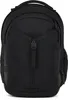 A black backpack is shown from the front against a white background. Náhled obrázku produktu