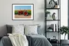 MuchoWow® Gerahmtes Poster Traktor - Rot - Sonnenblume - Produktbild-Vorschau 2