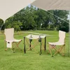 Gartenmöbelset ‘Banzi’ 3-tlg. aus Textilgewebe Beige Produktbild-Vorschau 1