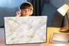 MuchoWow® Laptop Aufkleber Sticker Cover Marmor - Weiß - Produktbild-Vorschau 3