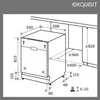 Exquisit PLUS Einbaugeschirrspüler 60 cm, Vollintegrierbar, Produktbild-Vorschau 11