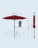 SONGMICS Sonnenschirm Ø300 cm UPF 50+ beidseitig um 30° Produktbild-Vorschau 4