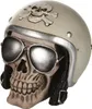 Motorradfahrer-Totenkopf Sparbüchse Produktbild-Vorschau 5