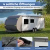 COSTWAY Plachta na karavan 524 x 260 cm, ochranný obal z Náhled obrázku produktu 5