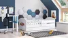 Letto per bambini LUK-BAR 80 x 160 cm con materasso e Anteprima dell’immagine prodotto 2