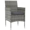 vidaXL 16-tlg. Garten-Lounge-Set mit Auflagen Poly Rattan Produktbild-Vorschau 7