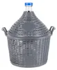 A large glass bottle with a protective plastic casing and a blue cap. Produktbild-Vorschau