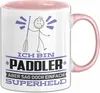 Paddler Geschenk Tasse Ich Bin Paddler Aber Sag Doch Produktbild-Vorschau 1