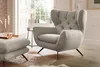 KAWOLA Sessel CHARME Hochlehnsessel Cord steingrau mit Produktbild-Vorschau 2