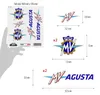 Adesivi per Moto MV Agusta – Set 5 Sticker Presagomati, Anteprima dell’immagine prodotto 3