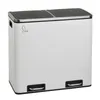 SVITA TM2X24 Poubelle à pédale 48 litres blanche Poubelle Voir les images du produit 1