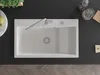 Mexen Omar lavello in granito 1-vasca 800 x 480 mm, bianco, Anteprima dell’immagine prodotto 4