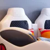 Lit pour enfants garçons LED voiture Cool Confortable blanc Voir les images du produit 3