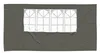 Party Zelt Seitenteil 2 pcs 400 x 195 cm Anthrazit PE und Produktbild-Vorschau 3