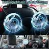 Doppelkopf Auto Ventilator USB 3 Geschwindigkeiten mit LED Produktbild-Vorschau 5