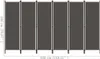 vidaXL 6 pezzi divisorio antracite 300x180 cm - Divisori Anteprima dell’immagine prodotto 7