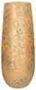 Glimmer Dekorationen Vase - Keramik - Flocken - Gold - D21 Produktbild-Vorschau 1