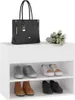 Schuhbank Weiß 60x30x45 cm Holzwerkstoff , Schuhregale Produktbild-Vorschau 3