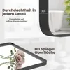 Veľké toaletné zrkadlo COSTWAY 76 x 56 cm, obdĺžnikové Náhľad obrázku produktu 3