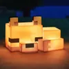 A Minecraft-themed fox lamp set glowing in the dark. Anteprima dell’immagine prodotto