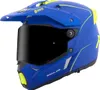 FC-Moto Merkur Pro Straight Enduro Helm, blau matt, S Produktbild-Vorschau 2