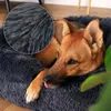 lionto Donut Hundebett, rundes Hundesofa mit Plüschbezug & Produktbild-Vorschau 3
