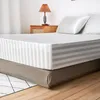 Satin Spannbetttuch 200x200 cm Beige-Weiß Bettlaken Produktbild-Vorschau 6